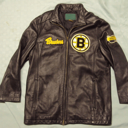 Mens Boston Bruins Leather Jacket