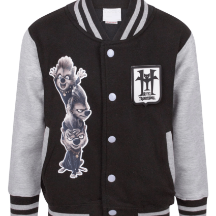 Hotel Transylvania Boy's Grey Varsity Jacket