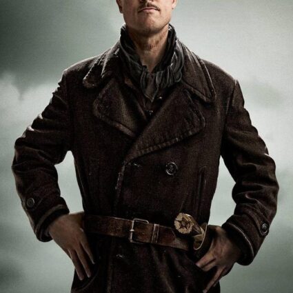 Brad Pitt Inglourious Basterds Leather Coat