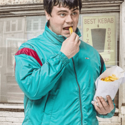 Mens Cardi Brassic Tom Hanson Polyester Jacket