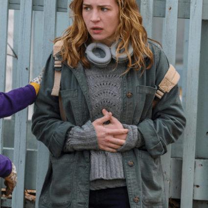 Womens Books Of Blood Britt Robertson Jenna Grey Jacket