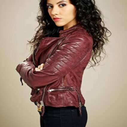 Brooklyn 99 Detective Rosa Diaz Maroon Jacket