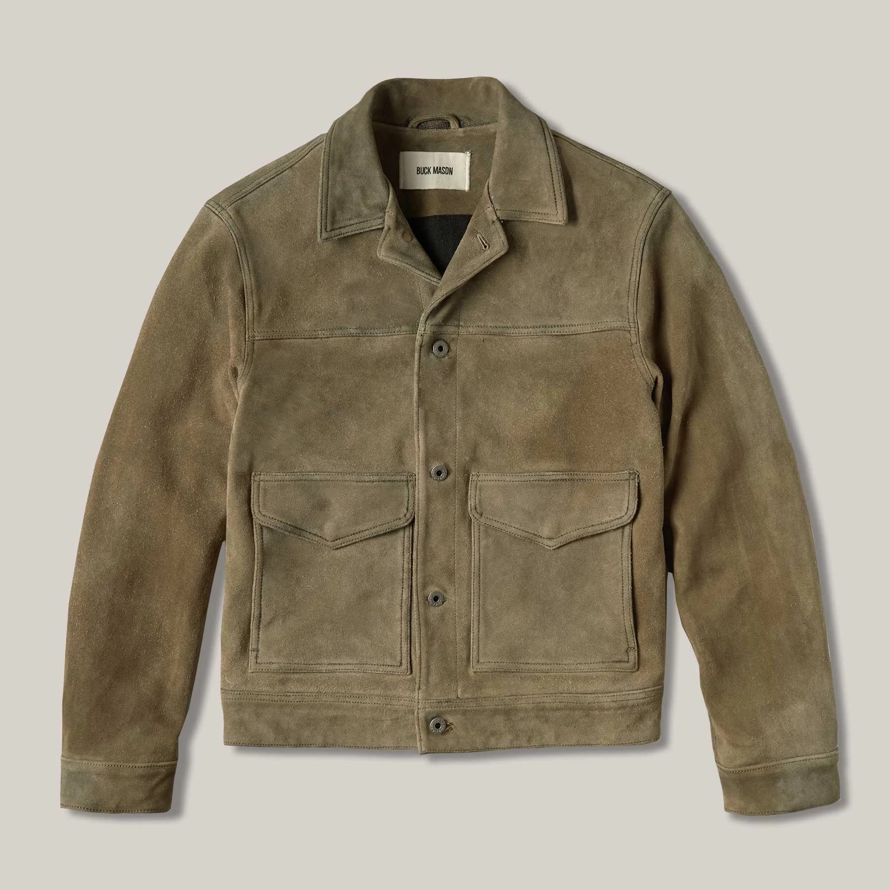 Buck Mason Interstate Vintage Suede Leather Jacket