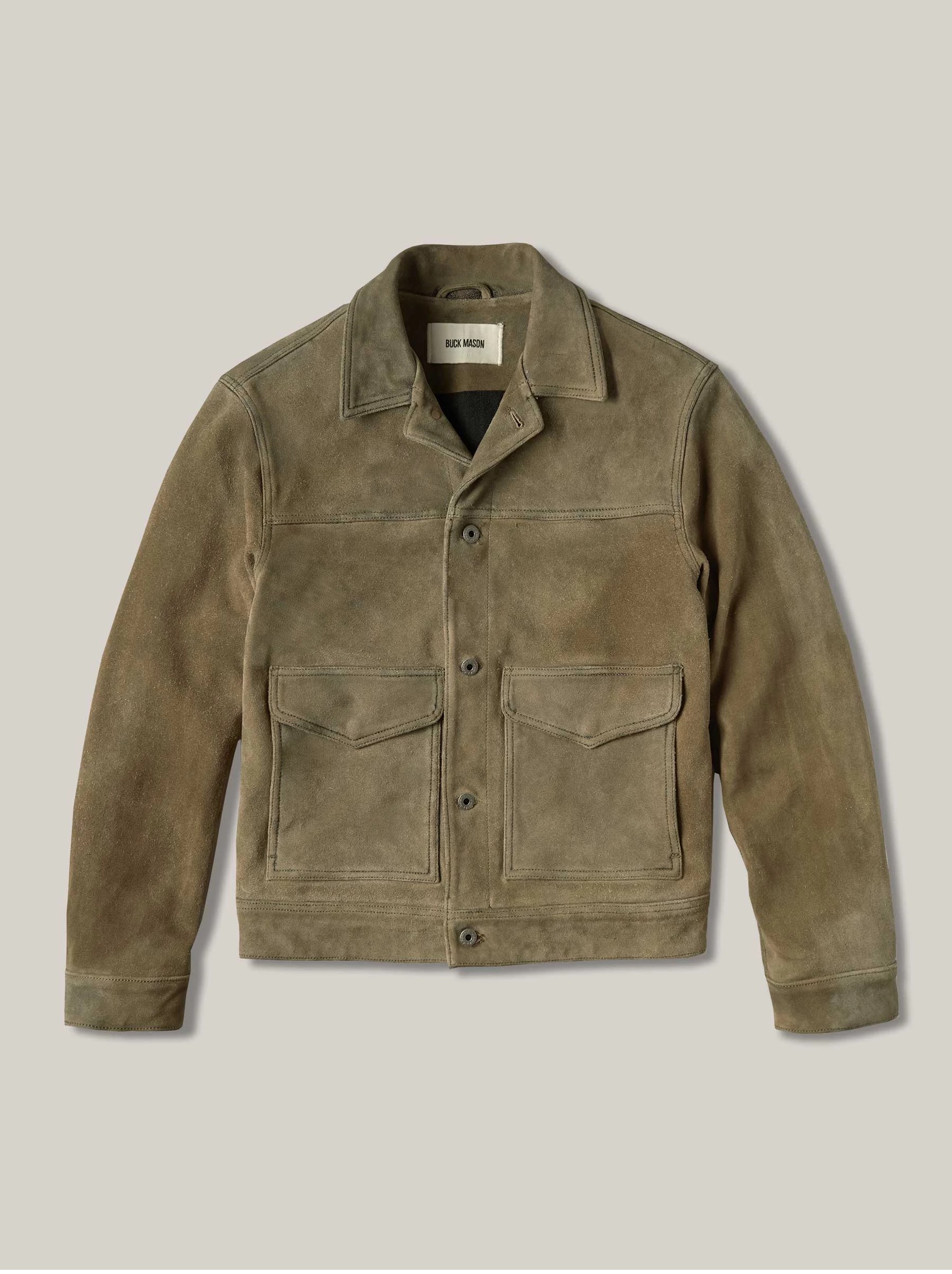 Buck Mason Interstate Vintage Suede Leather Jacket A2 Jackets