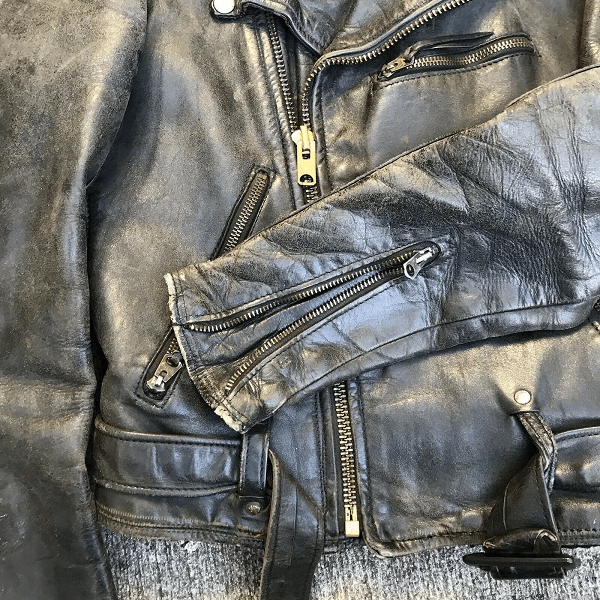 Mens Buco Vintage Horsehide Motorcycle Leather Jacket - A2 Jackets
