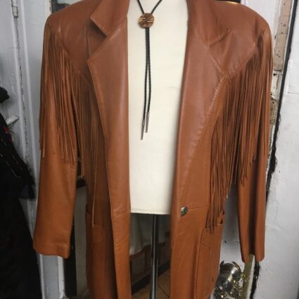 Mens Butter Soft Fringe Leather Jacket