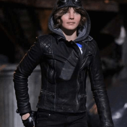 Camren Bicondova Selina Kyle Gotham Catwoman Leather Jacket