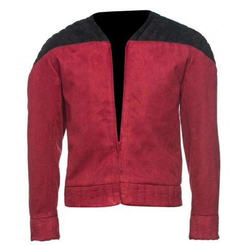 Captain Picard Star Trek Suede Leather Stewart Jacket