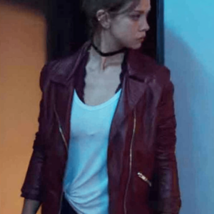 Carolina Miranda Who Killed Sara 2021 Elisa Lazcano Biker Leather Jacket