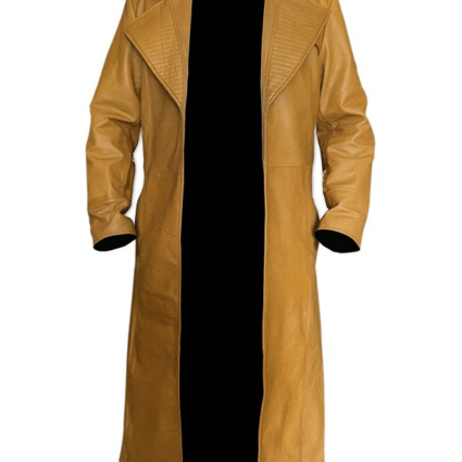 Mens Gambit Remy Lebeau Channing Tatum Brown Leather Coat