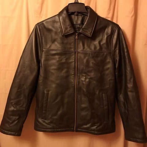 Ralph Lauren Chaps Mens Leather Jacket