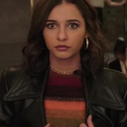 Charlie's Angels Naomi Scott Black Coat