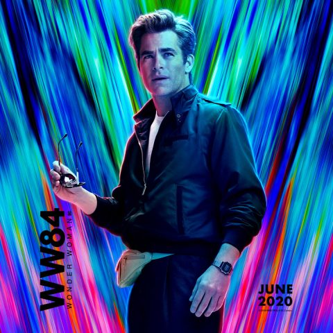 Chris Pine as Steve Trevor Wonder Woman 1984 Bomber Jacket