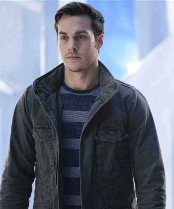 Mens Chris Wood TV-Series Supergirl Mon-El Cotton Jacket