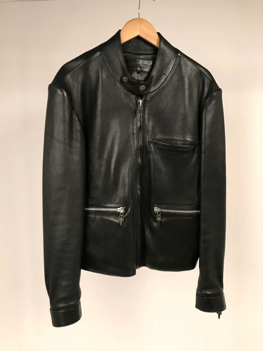Mens Chrome Hearts Riders Leather Jacket - A2 Jackets