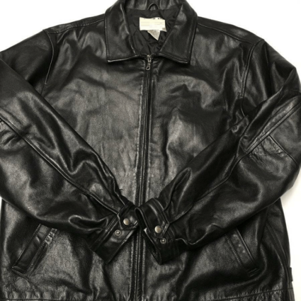 City Streets Biker Black Leather Jacket
