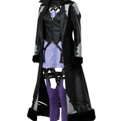 Code Vein Mia Karnstein Leather Trench Coat