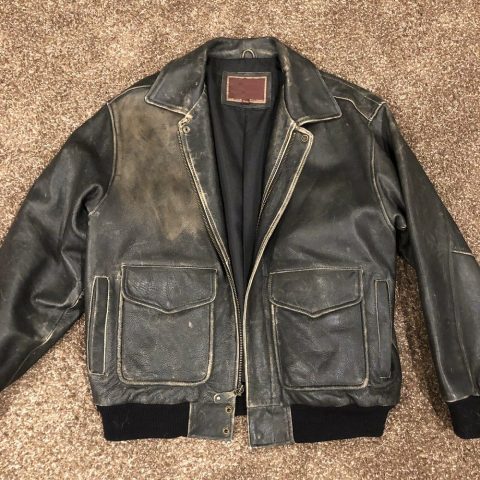 Colebrook American Classics Aviation Bomber Leather Jacket