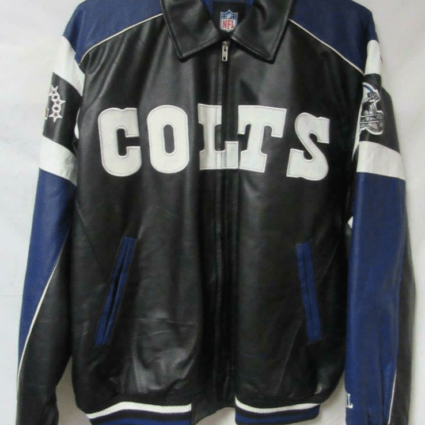 Mens Indianapolis Colts Leather Jacket