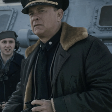 Tom Hanks Greyhound Mens Leather Jacket