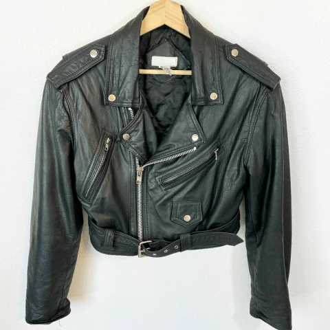 Contempo Casuals Vintage Moto Leather Jacket