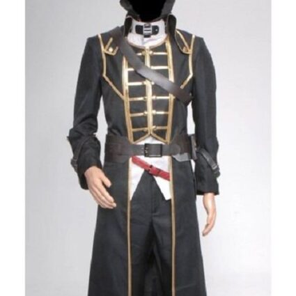 Corvo Attano Dishonored Game Long Black Coat
