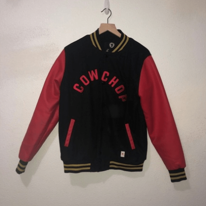 Mens Cow Chop Og Varsity Jacket