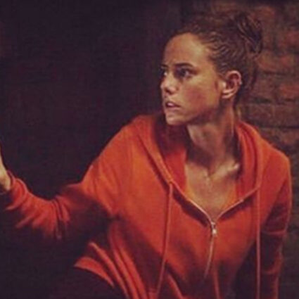 Crawl Kaya Scodelario Red Cotton Hoodie Jacket