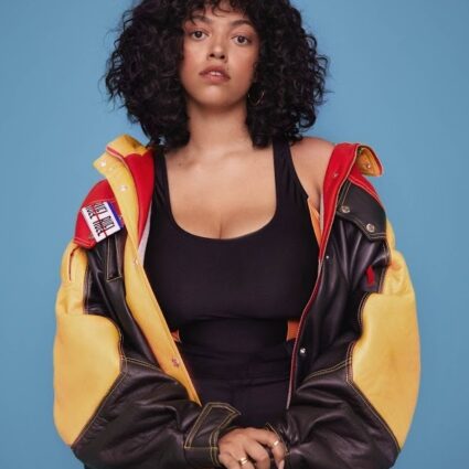 Custom Made Mahalia Hide Out A Colors Show Yellow Red Jacket