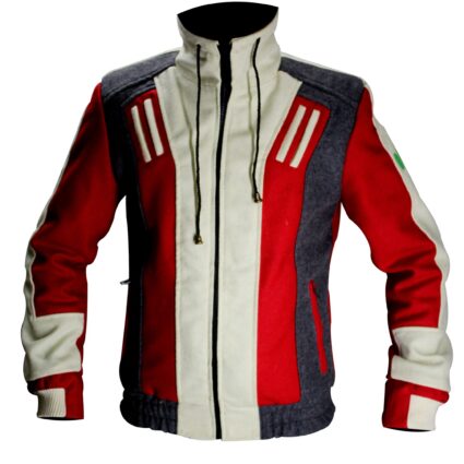 DC Superheroes Beast Boy Biker Wool Jacket