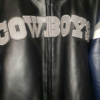 Official NFL Authentic Dallas Cowboys Leather Jacket
