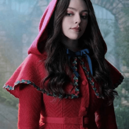 Danielle Rose Russell Legacies S02 Hope Mikaelson Red Hooded Coat