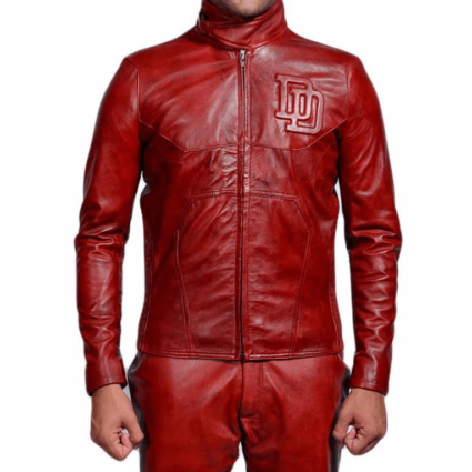 Charlie Cox Affleck Daredevil Leather Jacket