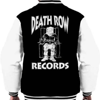 Death Row Records Chair Letterman Wool Jacket