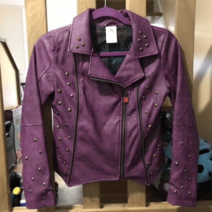 Disney Mal From Descendants Purple Leather Jacket