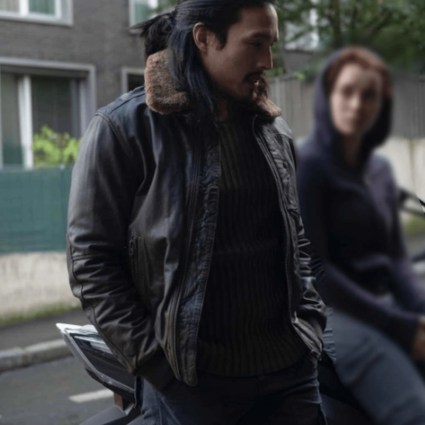 Desmond Chiam The Falcon and The Winter Soldier Dovich Leather Jacket