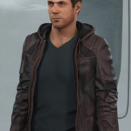 Detroit Become Human Video Game Gavin Reed Leather Jacket