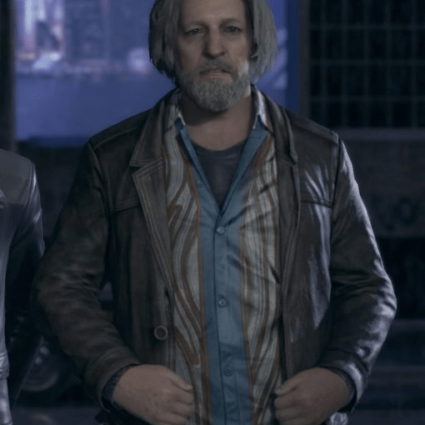 Clancy Detroit Become Human Video Game Leather Jacket