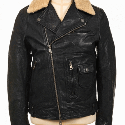 Deus Ex Machina Nail Leather Jacket