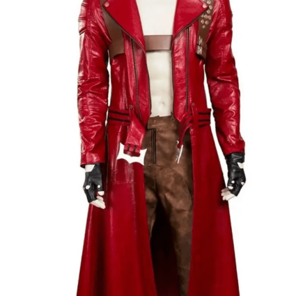 Devil May Cry3 Dante Red Video Game Leather Coat