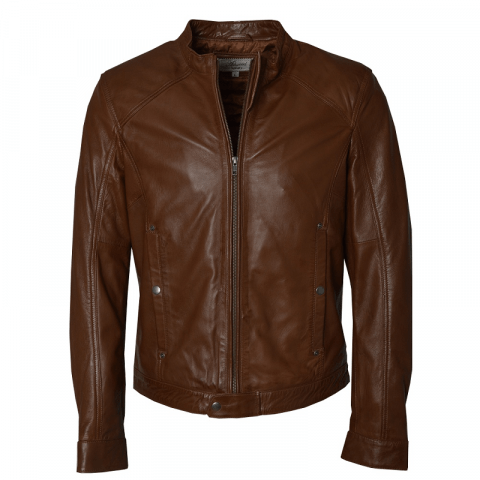 Mens Diesel Brown Leather Jacket