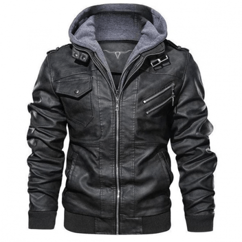 Dixon Anarchist Black Leather Jacket