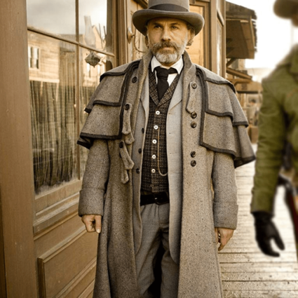 Dr. King Schultz Django Unchained Christoph Waltz Duster Coat