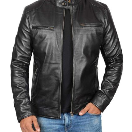 Dodge Lambskin Leather Jacket
