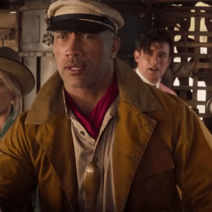 Mens Dwayne Johnson Jungle Cruise Brown Frank Cotton Coat