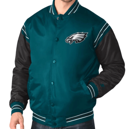 Eagles Enforcer Starter Midnight Philadelphia Varsity Jacket