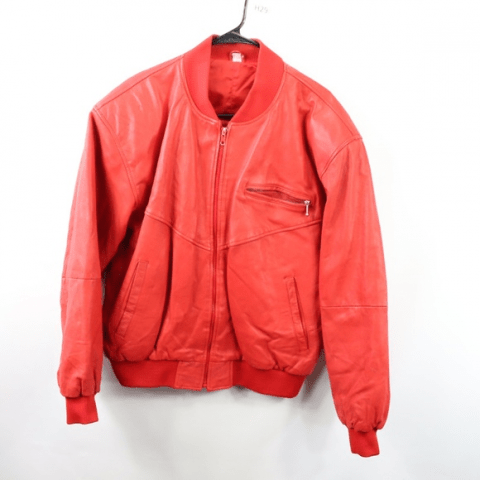 Mens Eddie Murphy Red Leather Jacket