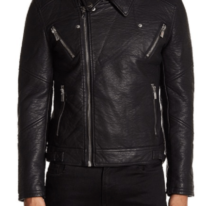 Eleven Paris Black Elmut Leather Jacket