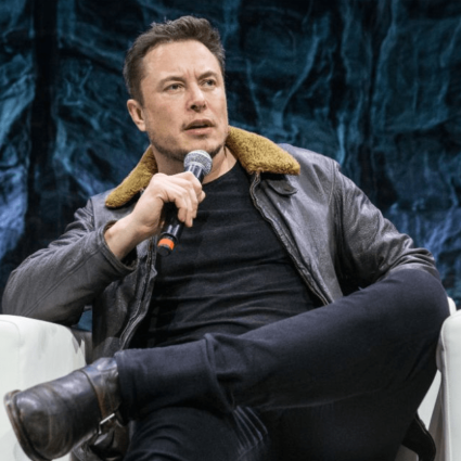 Elon Musk Winter Shearling Leather Jacket