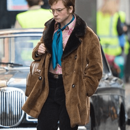 Rocketman Elton John Shearling Coat